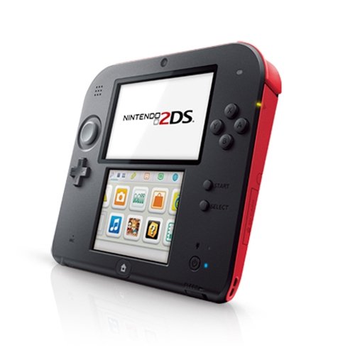 Nintendo 2DS - Crimson Red (Black Faceplate)