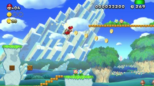 New Super Mario Bros U - Nintendo Wii U WiiU 2012 Platformer