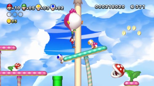 New Super Mario Bros U - Nintendo Wii U WiiU 2012 Platformer