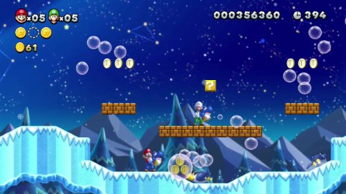 New Super Mario Bros U - Nintendo Wii U WiiU 2012 Platformer