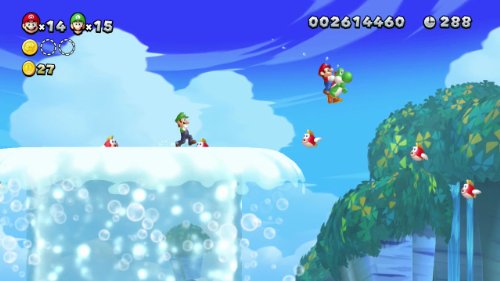 New Super Mario Bros U - Nintendo Wii U WiiU 2012 Platformer