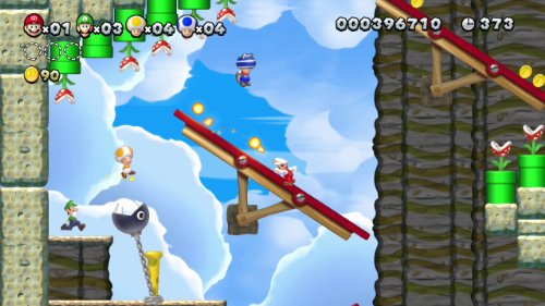 New Super Mario Bros U - Nintendo Wii U WiiU 2012 Platformer