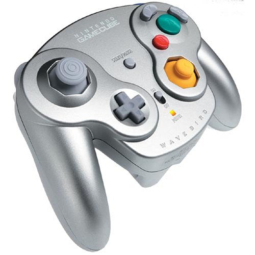 Gamecube NGC Wavebird Wireless Controller - Platinum