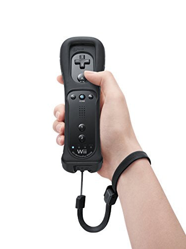 Official Nintendo Wii Black Remote Plus Controller & Black Nunchuk Bundle