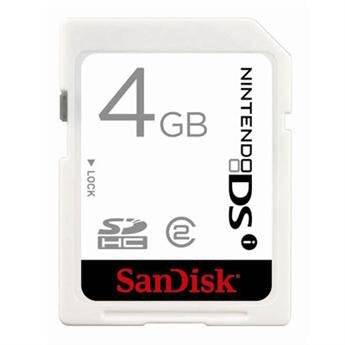 SanDisk 4GB SDHC For Nintendo DSi