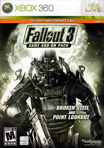 Fallout 3 Game Add-On Pack: Broken Steel And Point Lookout - Xbox 360