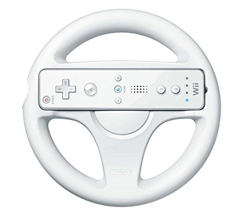 Nintendo Wii Wii U Wheel - White -  Official Video Game Accessory