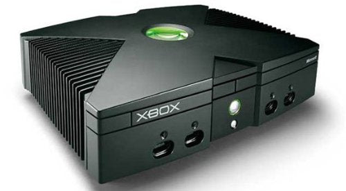Microsoft Xbox Original Game Console with Controller and Cables