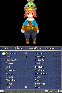 Final Fantasy III - Nintendo DS