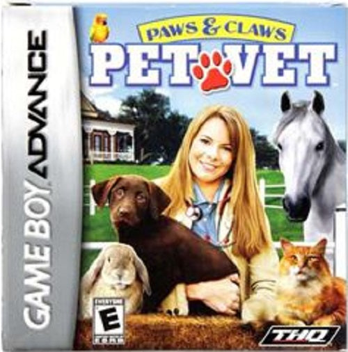 Paws & Claws: Pet Vet - Gameboy Advance [CARTRIDGE ONLY]