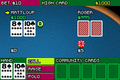 Texas Hold 'Em Poker - 2004 Casino & Cards - Nintendo Game Boy Advance GBA