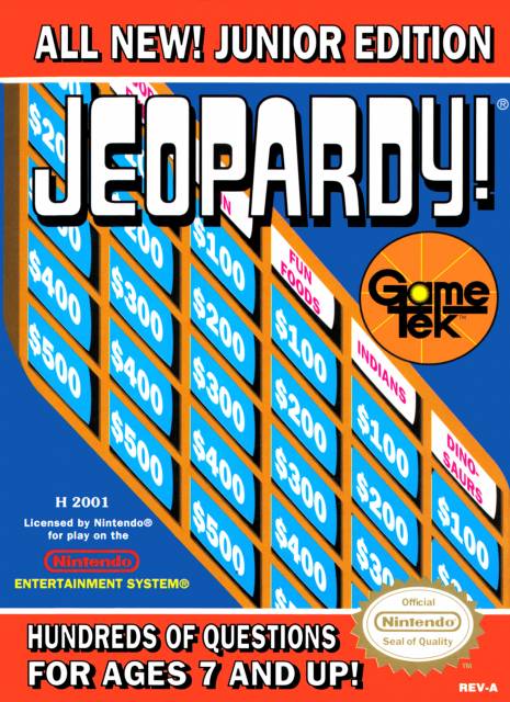 Jeopardy! Junior Edition - Nintendo NES [CARTRIDGE ONLY]