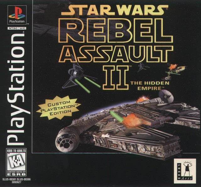 Star Wars: Rebel Assault II - The Hidden Empire - PlayStation 1 PS1