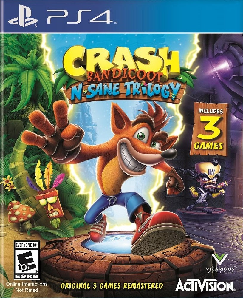 Crash Bandicoot N. Sane Trilogy - Sony PlayStation 4 PS4 [DISC ONLY]