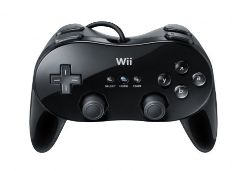 Official Nintendo Wii Classic Controller Pro - Black Wired