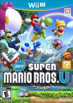 Nintendo Wii U WiiU 8GB Console with New Super Mario Bros. U Game