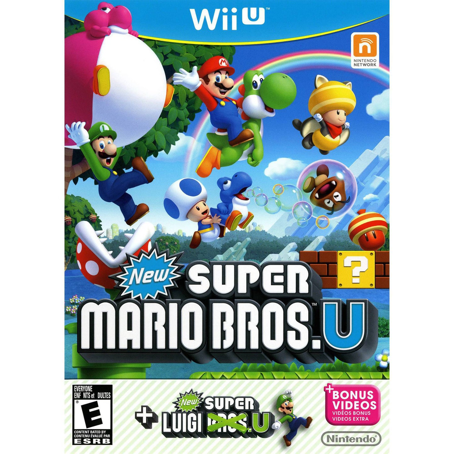 New Super Mario Bros. U + New Super Luigi U - Nintendo Wii U WiiU