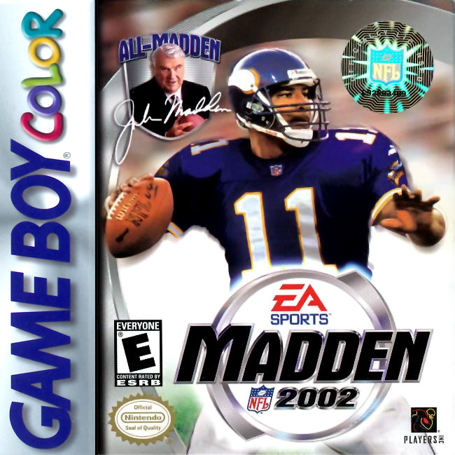 Madden NFL 2002 - Nintendo Game Boy Color