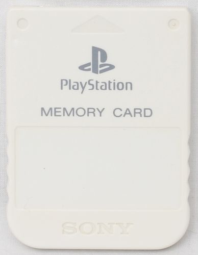Sony Playstation Memory Card - White
