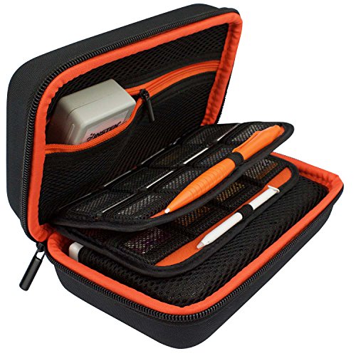 Take Case Universal Protective Case for Nintendo DS 3DS - Black/Orange