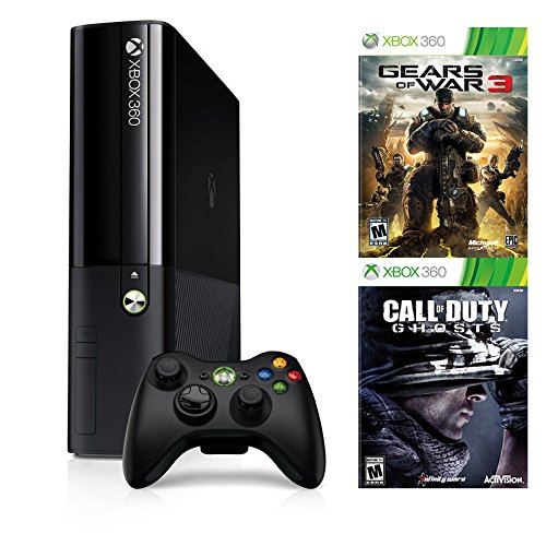 Xbox 360 E 500GB + Call Of Duty Ghosts + Gears of War 3