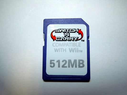 Switch N Carry 512MB SD Memory Card for Nintendo Wii