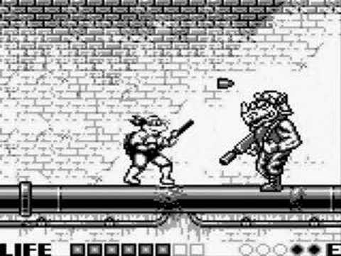 Teenage Mutant Ninja Turtles: Fall of the Foot Clan - Nintendo Game Boy GB