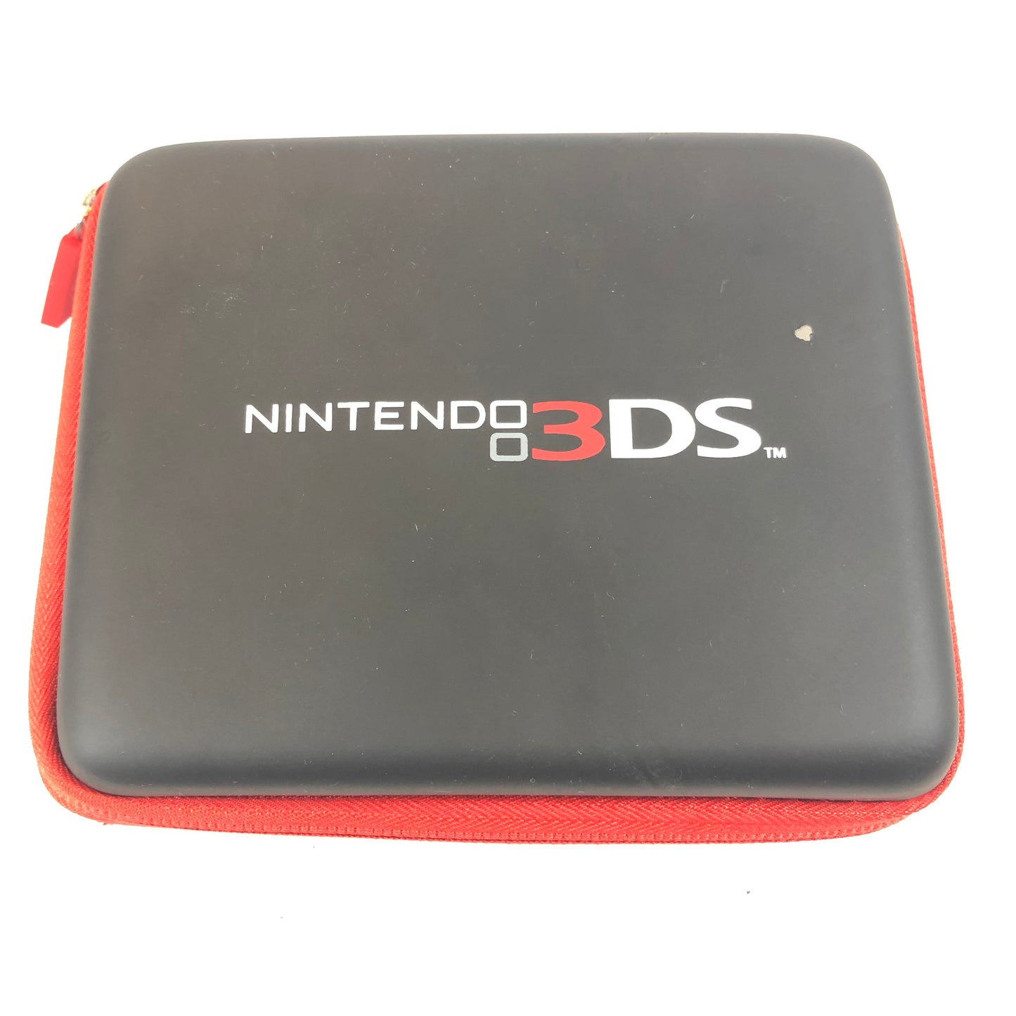 Black/Red Padded Zip Carry Case for Nintendo 3DS and Accessories