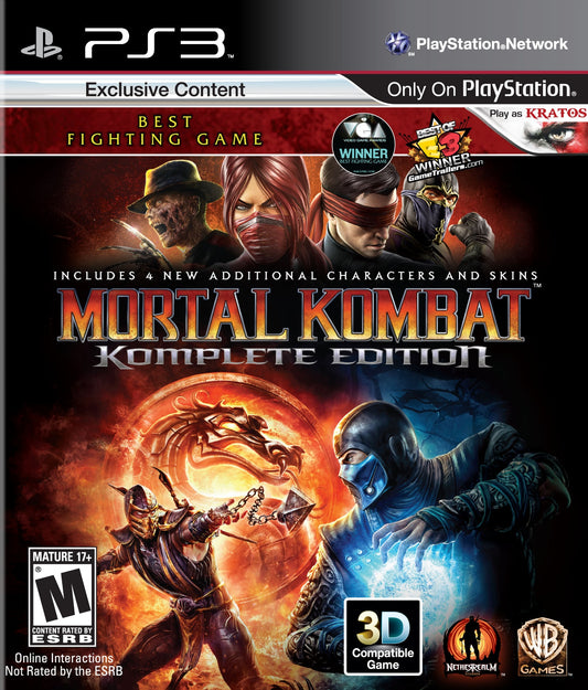 Mortal Kombat: Komplete Edition - Sony PlayStation 3