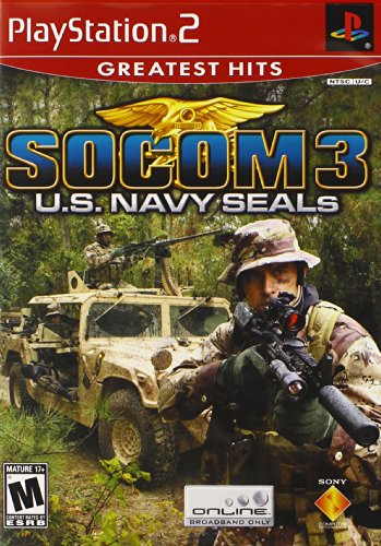 SOCOM 3 U.S. Navy Seals - 2005 Shooter - (Mature) - Sony PlayStation 2 PS2