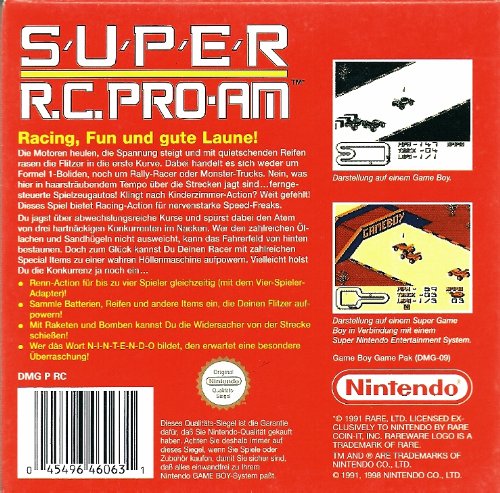 Super RC Pro-Am - Nintendo Game Boy