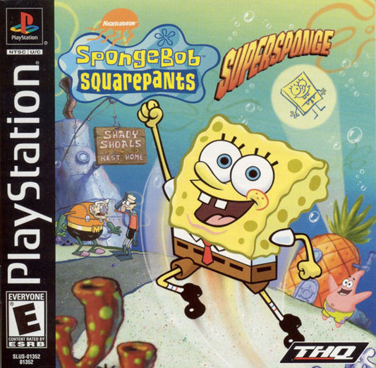 SpongeBob SquarePants: SuperSponge - Sony PlayStation 1 PS1