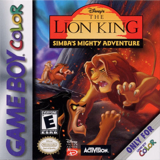 The Lion King: Simba's Mighty Adventure - Nintendo Game Boy Color