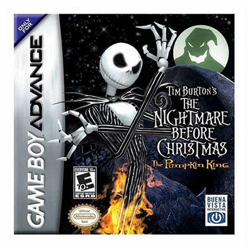 The Nightmare Before Christmas: The Pumpkin King - Nintendo Game Boy Advance GBA